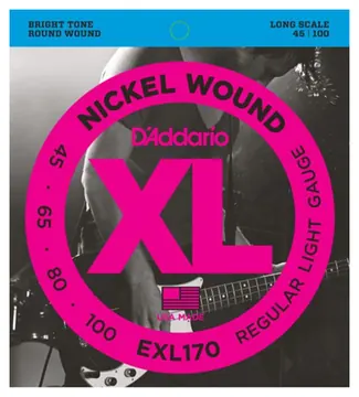 D'Addario EXL170 Bass Guitar Long Scale 45-100