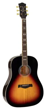Richwood Heritage Series HSDS-42-SB dreadnought guitar with solid spruce top