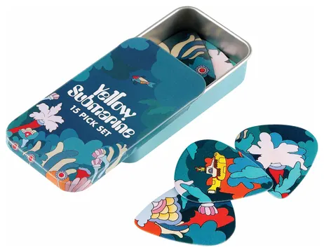 D'Addario Beatles 55th Anniversary Guitar Picks Under The Sea 1CWH4-10B9