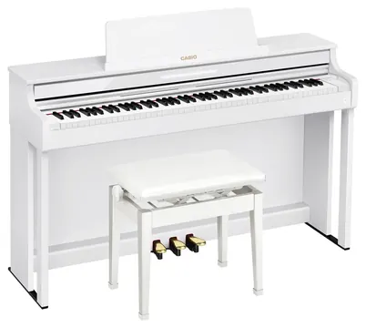 Casio Piano Digital Casio Celviano AP550 WE C2 BR Branco AP-550