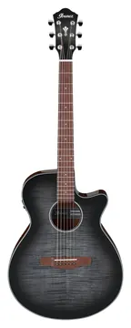 Ibanez AEG70-TCH Transparenter Kohle-Burst