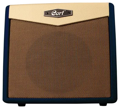 Cort CM15R DB Combo 15Watt/8Zoll, blau Gitarrenverstärker