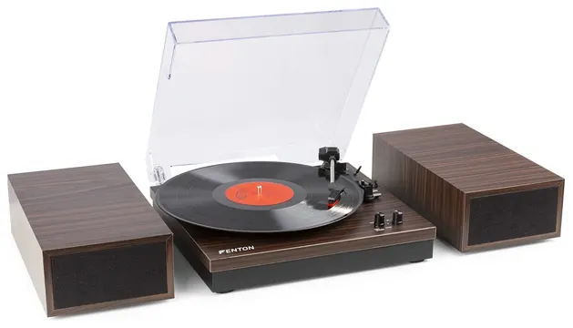 Fenton RP165D (102.155) Dark Wood Giradischi in Legno con casse 100w e bluetooth