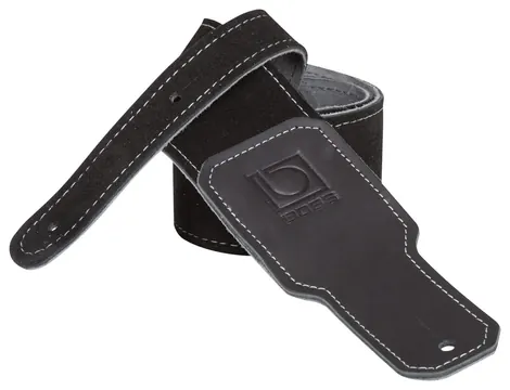 Boss 2.5" Black Suede Guitar Strap