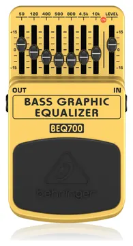 Behringer Pedal Equalizador Behringer BEQ700 7 Bandas para Baixo