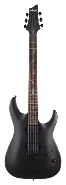 Schecter E-Gitarre Damien 6, Satin Black