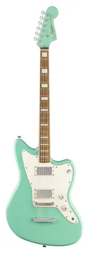 Squier Paranormal Baritone Jazzmaster HH LRL Parchment PG Sea Foam Green