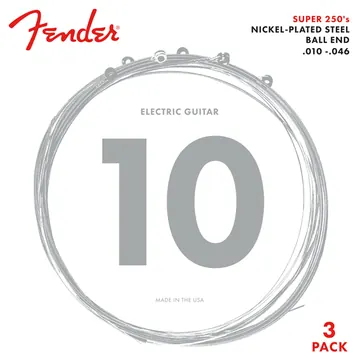 Fender 250R 3-Pack Super 250R E-Gitarrensaiten 010-.046