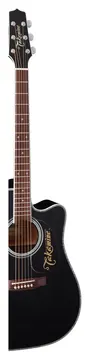 Takamine EF341DX Dreadnought CW Schwarz