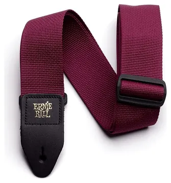 Ernie Ball 4047 Polypro Gitaarband - Bordeaux