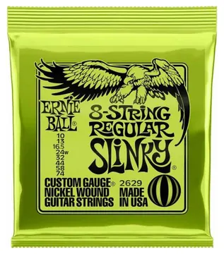 Ernie Ball EB2629 Regular Slinky Cuerdas 8 Cuerd