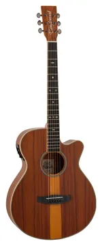 Tanglewood TRU4CEAS Electro Acoustic All Figured Black Walnut Solid