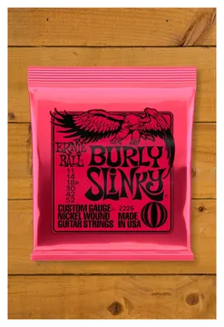 Ernie Ball Electric Guitar String Set, Nickel, Burly Slinky .011-.052