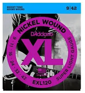 D'Addario Electric Nickel Wound .009-.042