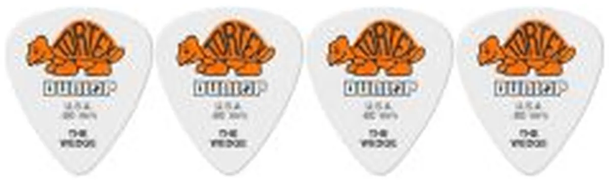 Blister plettri Dunlop 424P.60 Tortex wedge 12pz 60mm