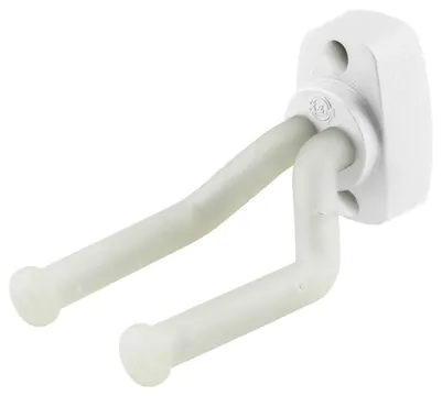 K & M K&M 16280 Wandhalter Gitarre Weiß