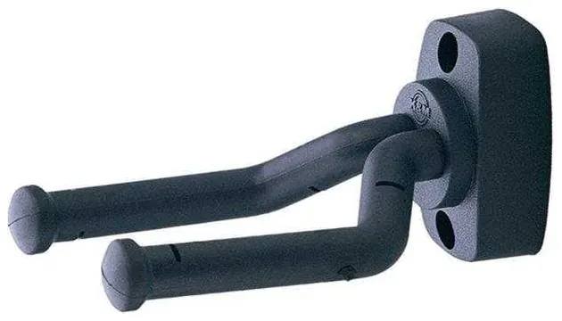 K & M K&M 16280 Wandhalter Gitarre Schwarz