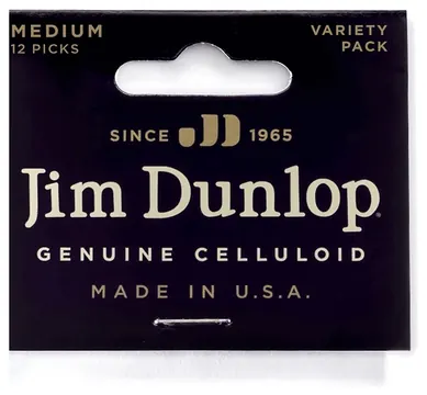 Dunlop PVP106 Celluloid Guitar Pick Medium Variety Pack (12 Stück)