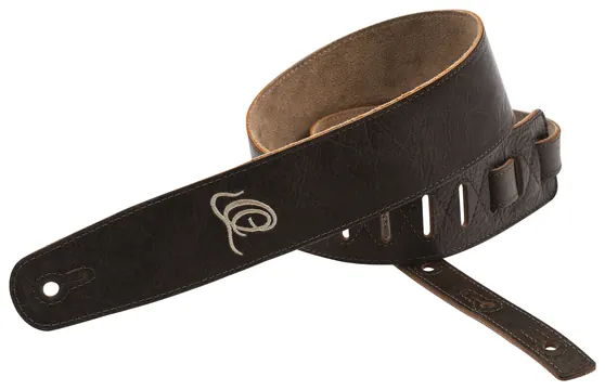 Ortega Ledergitarrengurt OSSU-70 Patina Bronze