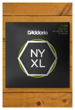 D'Addario NYXL1156 11-56 Nickel Wound Electric Guitar Strings