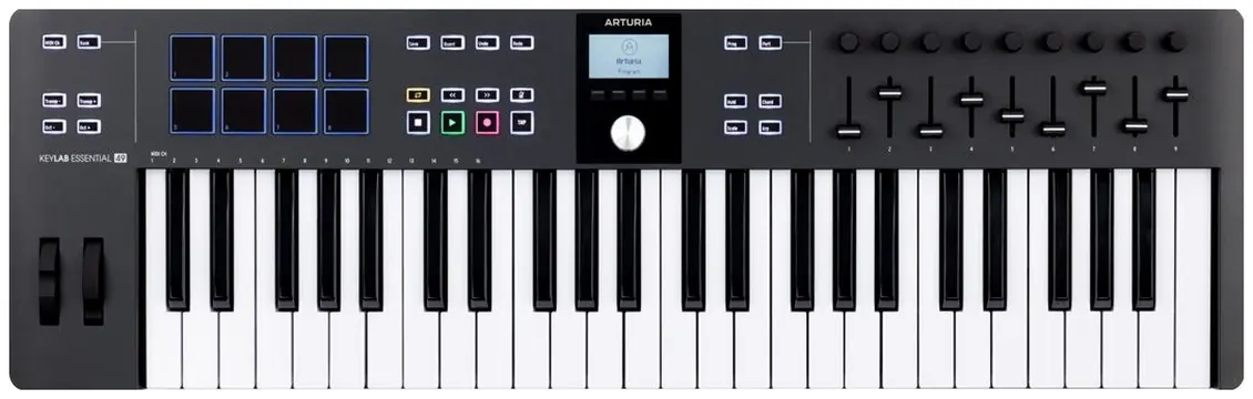 Arturia Keylab Essential MK3 49 Black Tastiera Master Keyboard Midi Usb 49 Tasti