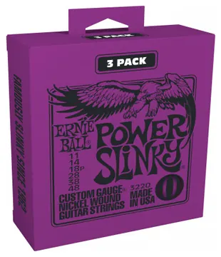 Ernie Ball SLINKY PURPLE 11-48 TRIPACK (3)