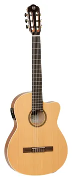 Tanglewood EMDC2 Electro Acoustic Thinline Classical Cutaway Spruce Mahogany Gloss