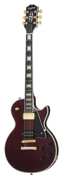Epiphone Les Paul Custom Jerry Cantrell WINO Outfit - Dark Wine Red