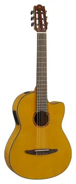 Yamaha Ncx1Fm Nylon Flame Maple Eletroacústico Natural