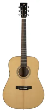 Prodipe SD300 Guitare Folk Acoustique Auditorium Naturelle