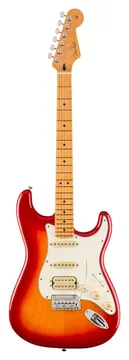 Fender player ii stratocaster hss mn aged cherry burst chitarra elettrica