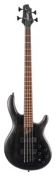 Cort B4 E-Bass Open Pore Trans Black