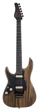 Schecter Ss Exotische Sunvalley Lh Black Limba