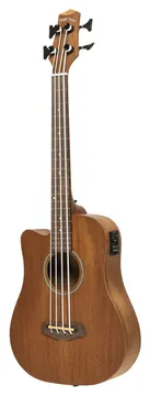 Gold TONE M-BASS/FL/L 23" fretloze elektro-akoestische microbas met mahonie bovenblad, met hoes, linkshandig model