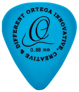 Ortega OGPST12-088 S-Tech Picks Sandy Feel 0,88mm Plektrum (12Stück)