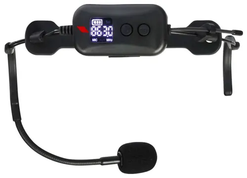 Eikon EKJ&H 512-541 MHz Sistema Mic Archetto wireless UHF con jack 6.3, Nero