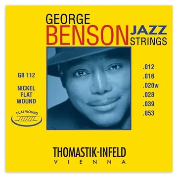 Jogo de Cordas Thomastik GB-112 George Benson para Guitarra Elétrica Jazz 012