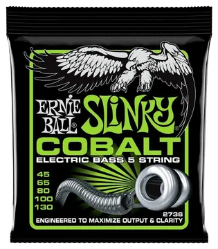 Ernie Ball EB2736 Slinky Cobalt für 5-saitigen E-Bass