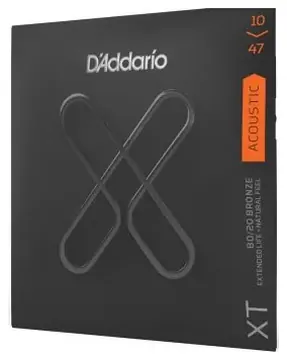 D'Addario Encordoamento D'Addario XT 80/20 Bronze 10-47 Extra Leve Violão