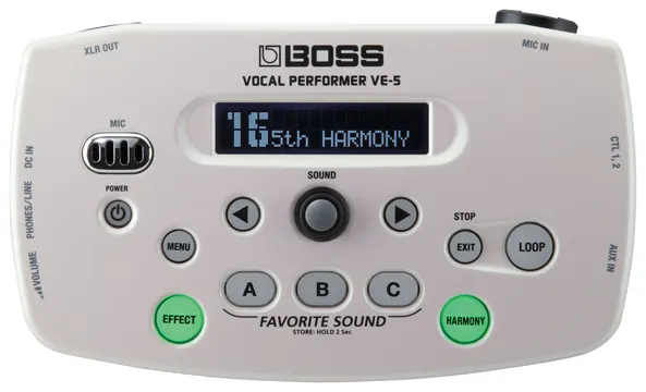 Boss HIGH-QUALITY Vocal Preformer, White