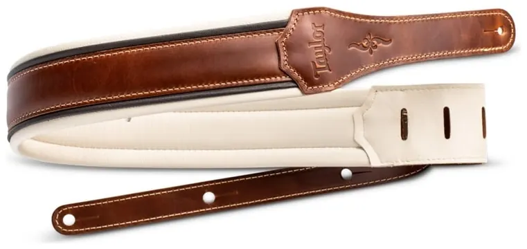 Taylor Renaissance 2.5" Leather Guitar Strap - Brown