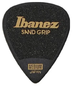 Ibanez PPA14MSG-BK Set 6 plettri Sand Grip Medium nero (antiscivolo)