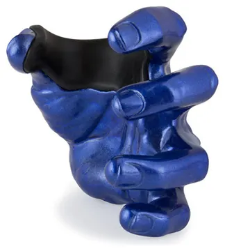 GuitarGrip Blue Metallic Male Hand right Gitarren-Wandhalter