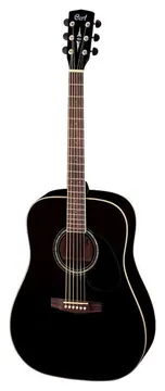 Cort EARTH100 Noir Brillant