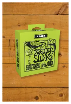 Ernie Ball Regular Slinky 3221 Guitar Strings 10-46 - 3 Pack