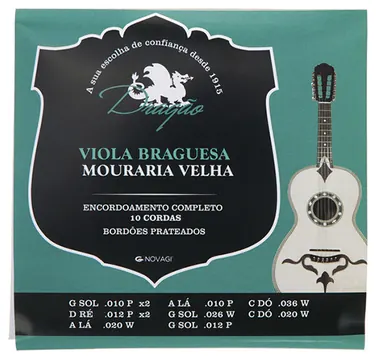 Jogo Cordas Guitarra Braguesa Dragão Mouraria Velha