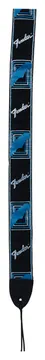 Fender 2'' Monogrammed Strap Black/Light Grey/Blue