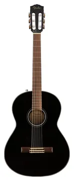 Fender Cn60S Black Chitarra Classica