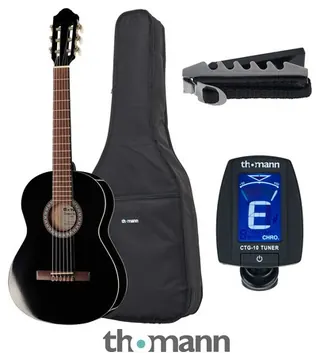 Thomann Classic Guitar 3/4 BK Bundle