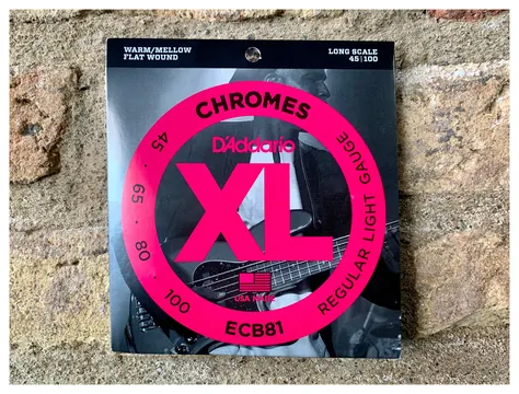 D'Addario Chromes ECB81 45-100 Long Scale
